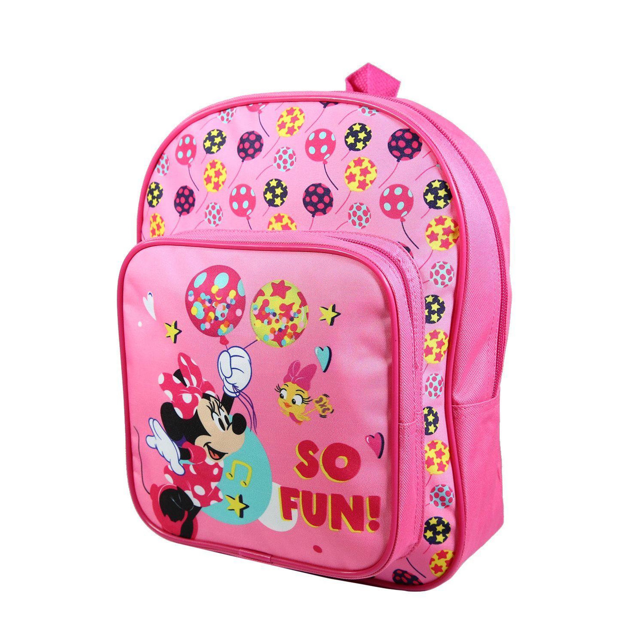 Voir la diapositive 2 : Bagtrotter BAGTROTTER Sac à dos 31 cm avec poche maternelle  Disney Minnie Rose Fun