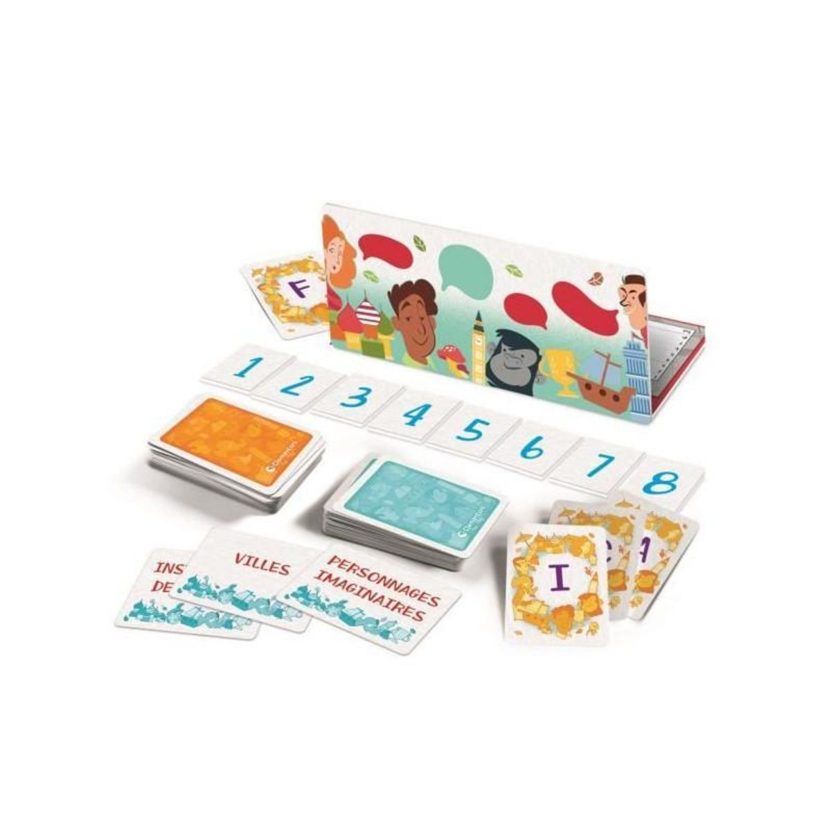 CLEMENTONI Le petit bac, jeu de société CLEMENTONI