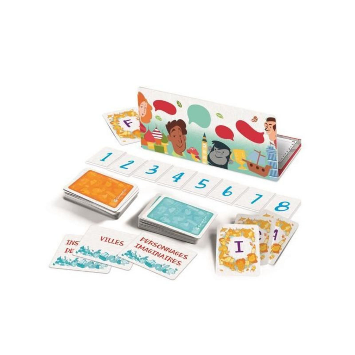 CLEMENTONI Le petit bac, jeu de société CLEMENTONI