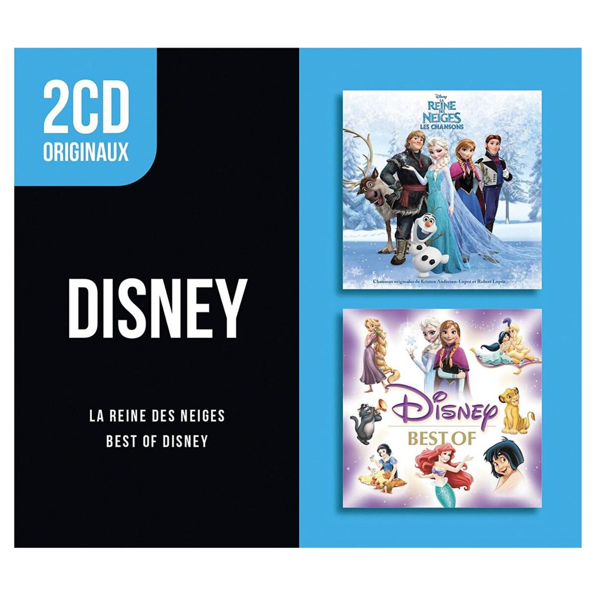 DISNEY Coffret 2 CD Best Of Disney La reine des Neiges