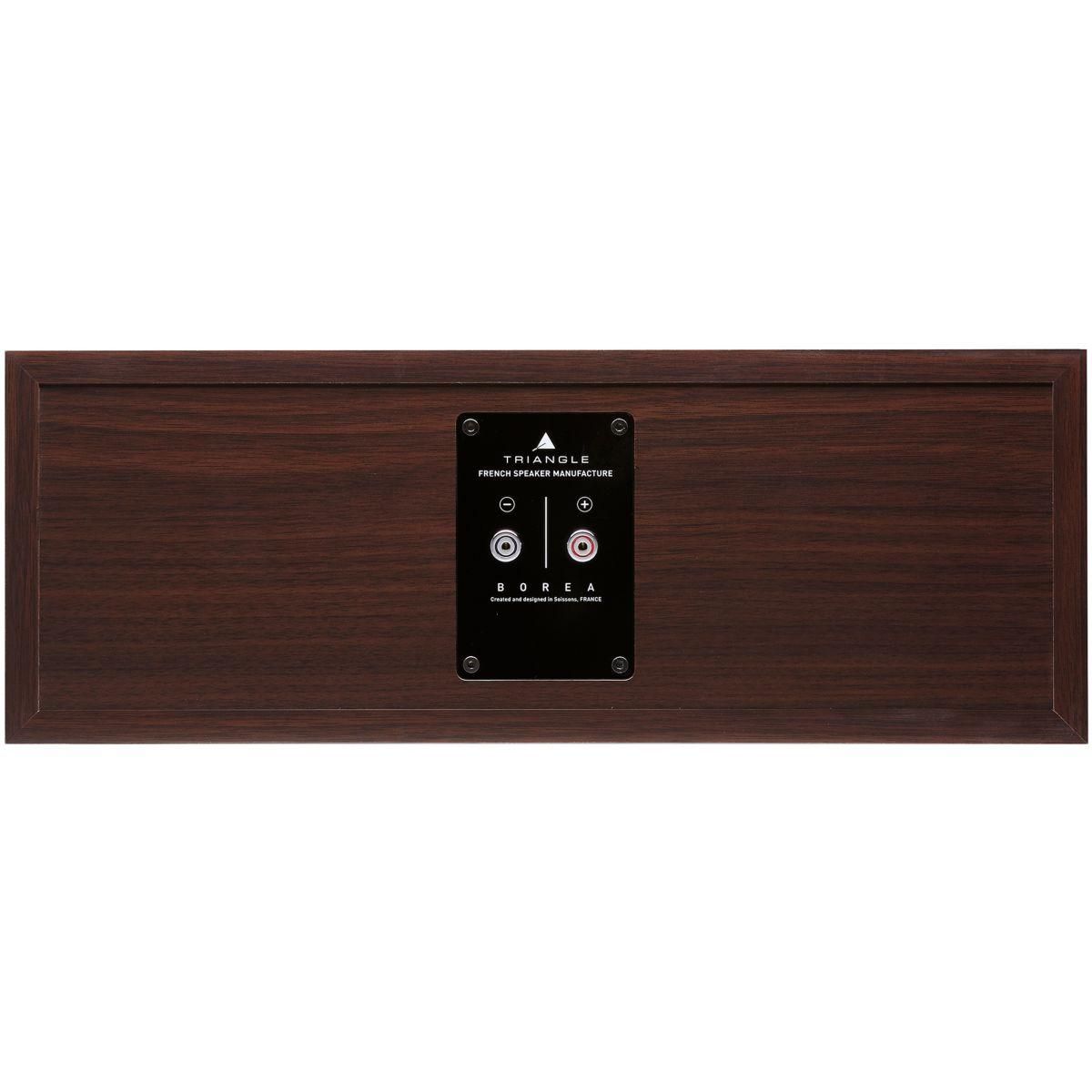 Triangle Enceinte centrale Borea BRC2 Noyer