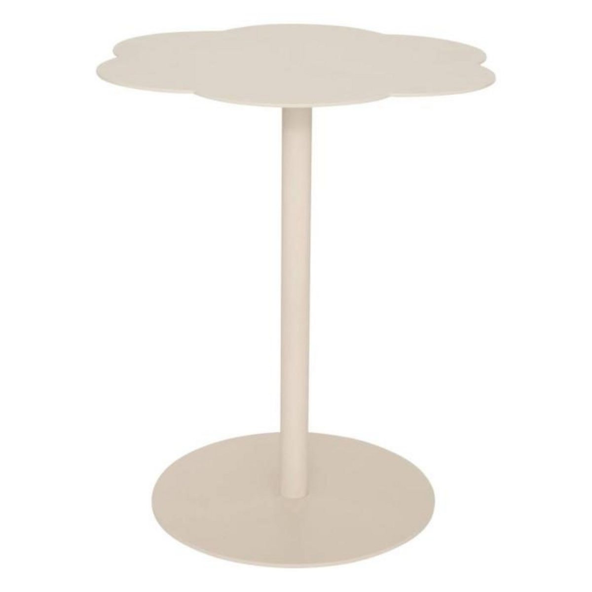 ATMOSPHERA Table d'Appoint Fleur  Fiora  50cm Ivoire
