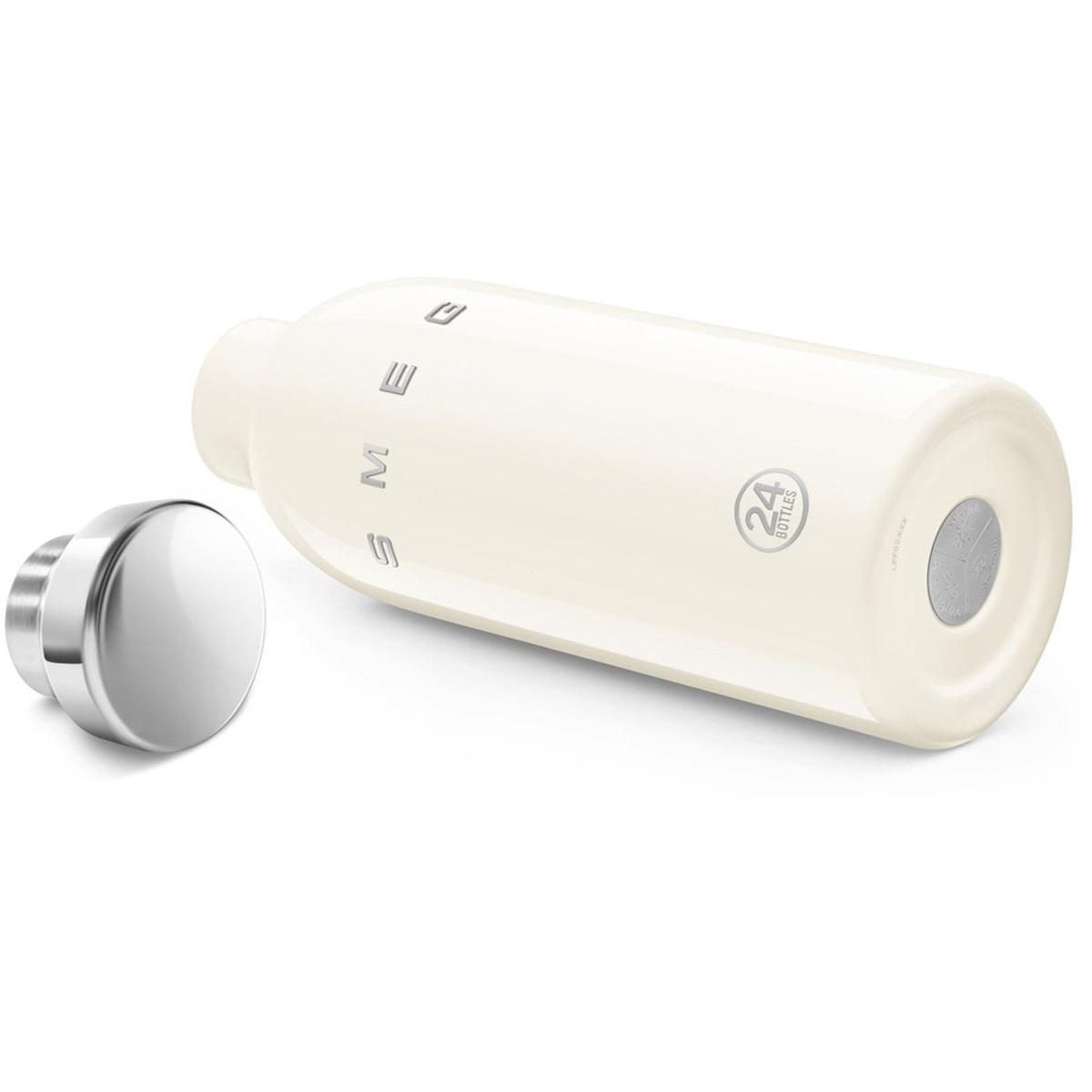 SMEG Gourde isotherme 0.5l en acier inoxydable crème - WBF01CR