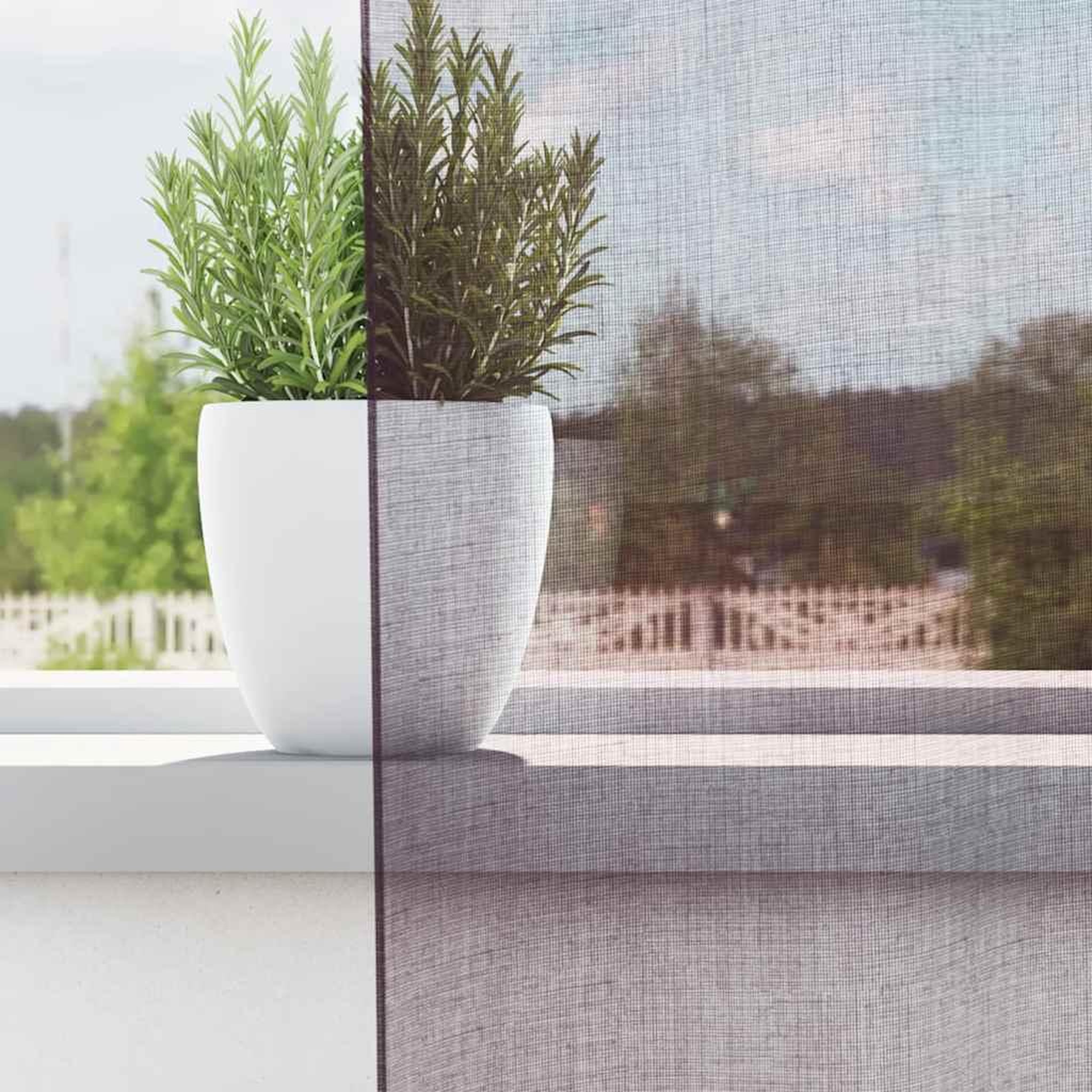 Voir la diapositive 3 : VIDAXL Rideaux en voile avec œillets 2 pcs violet 140x140 cm