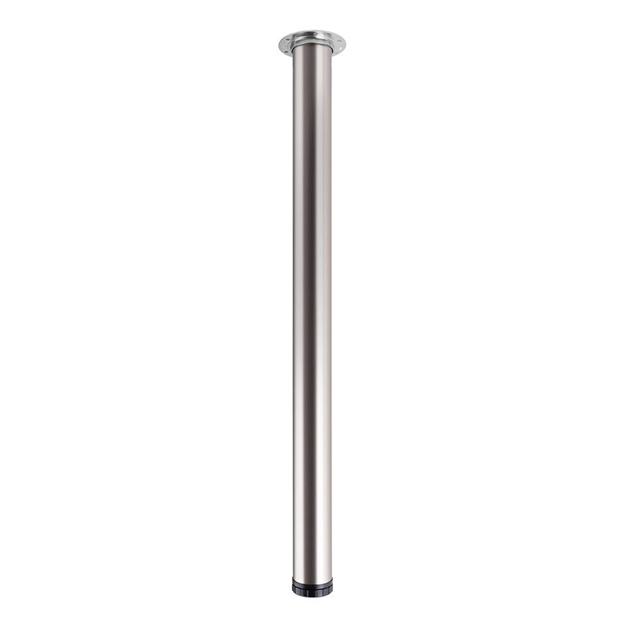 CENTRALE BRICO Pied de table ts001 710/60mm nickel mat - réglable