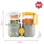 Voir la diapositive 6 : BADABULLE Robot Culinaire bébé 4 en 1 B-Easy 