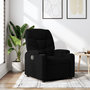 Voir la diapositive 1 : VIDAXL Fauteuil inclinable Noir Tissu