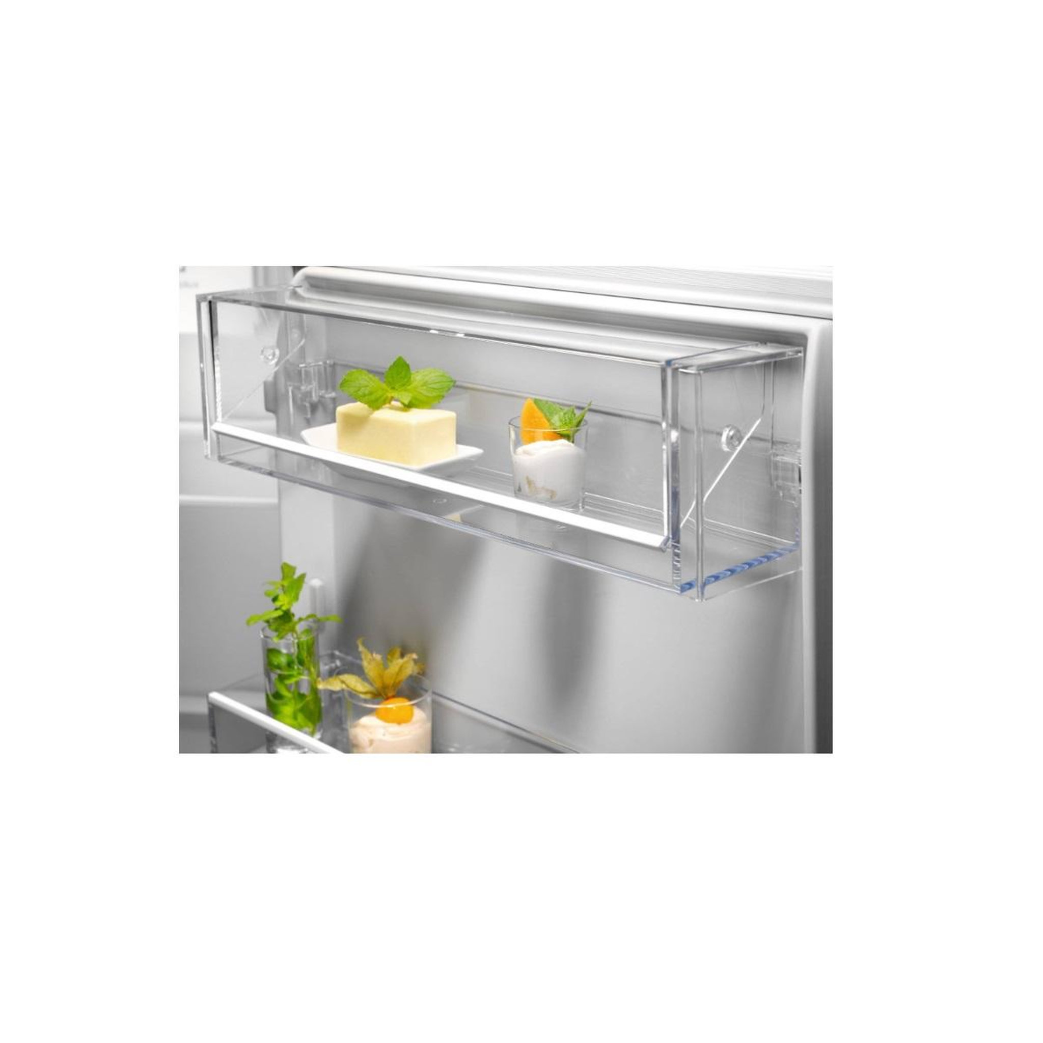 Voir la diapositive 5 : ELECTROLUX Réfrigérateur combiné intégrable à glissières 249l - lnt6me18s