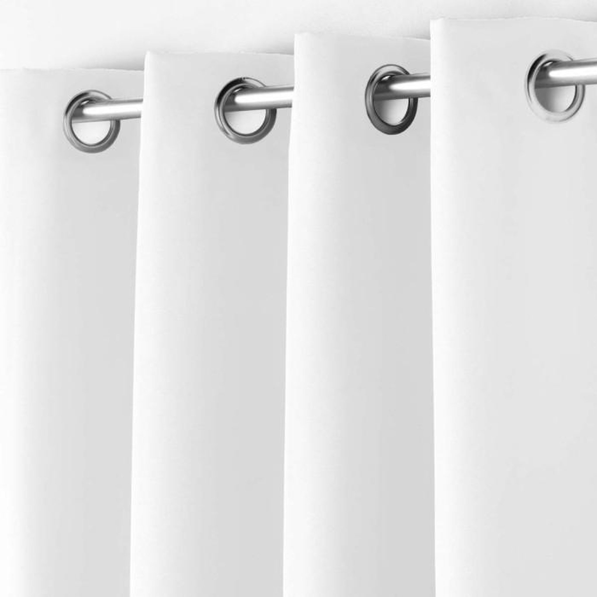 Voir la diapositive 2 : Paris Prix Rideau à Oeillets  Essentiel  140x280cm Blanc