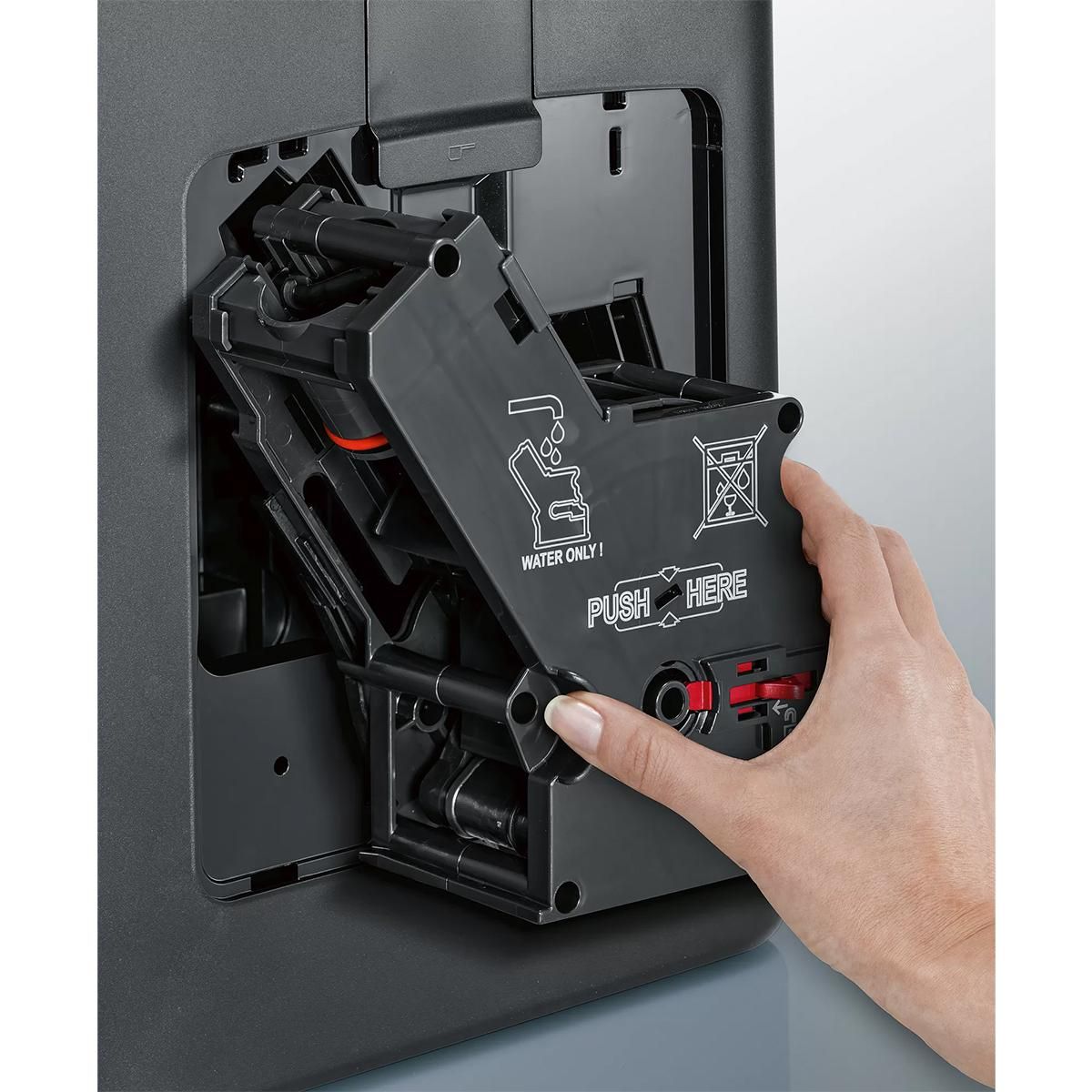 Siemens Robot café 19bars inox foncé - te657319rw