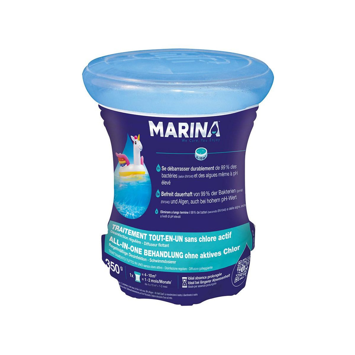 MARINA Traitement tout-en-un sans chlore en diffuseur flottant pour 4 à 10 m³ - Marina