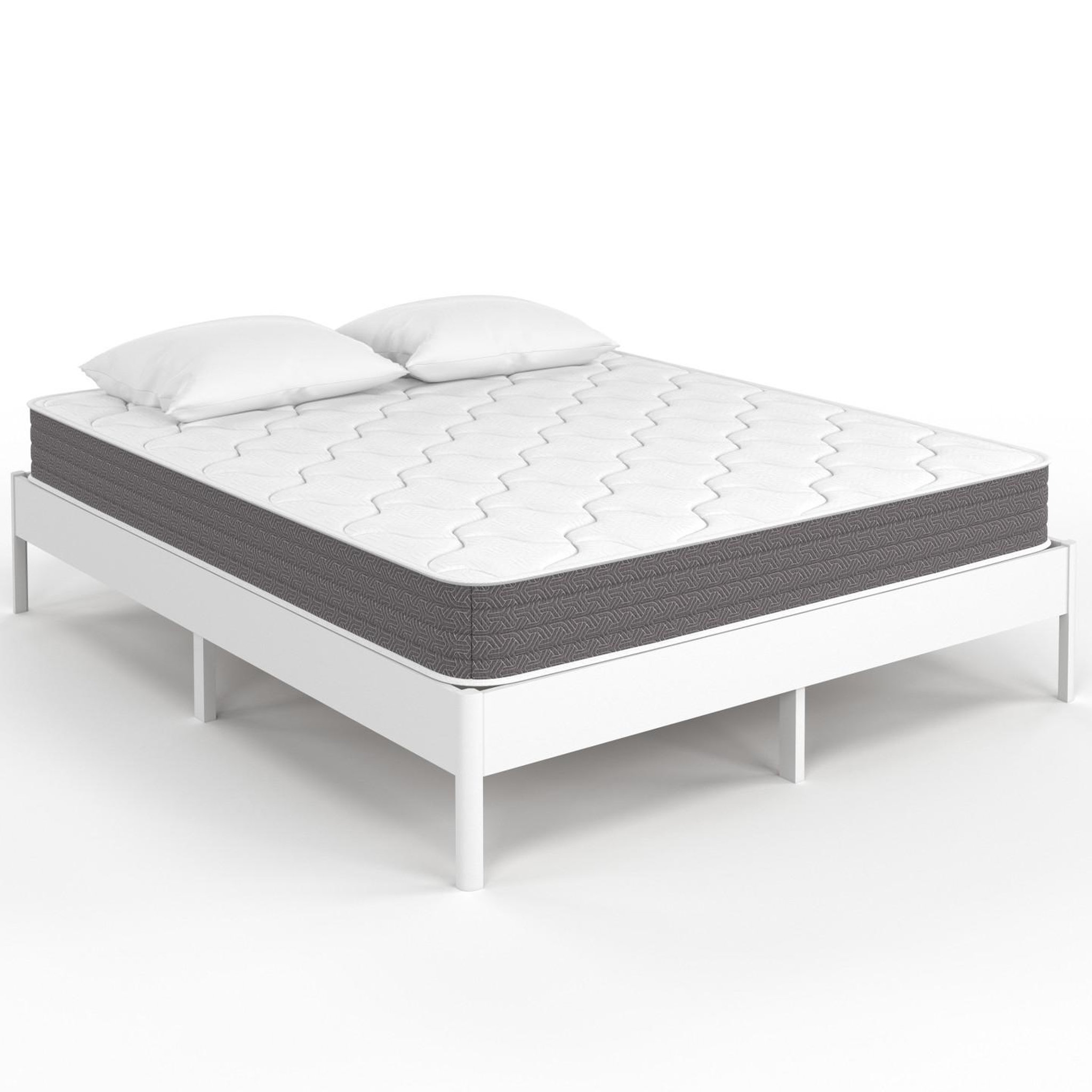 ID MARKET Matelas 140 x 190 cm hybride à ressort et à mémoire de forme lyana épaisseur 20 cm