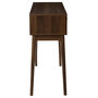 Voir la diapositive 5 : The Home Deco Factory Console 2 tiroirs marron foncé