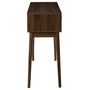 Voir la diapositive 5 : The Home Deco Factory Console 2 tiroirs marron foncé