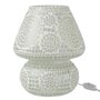 Paris Prix Lampe à Poser Design Mosaïque  Eki  17cm Blanc