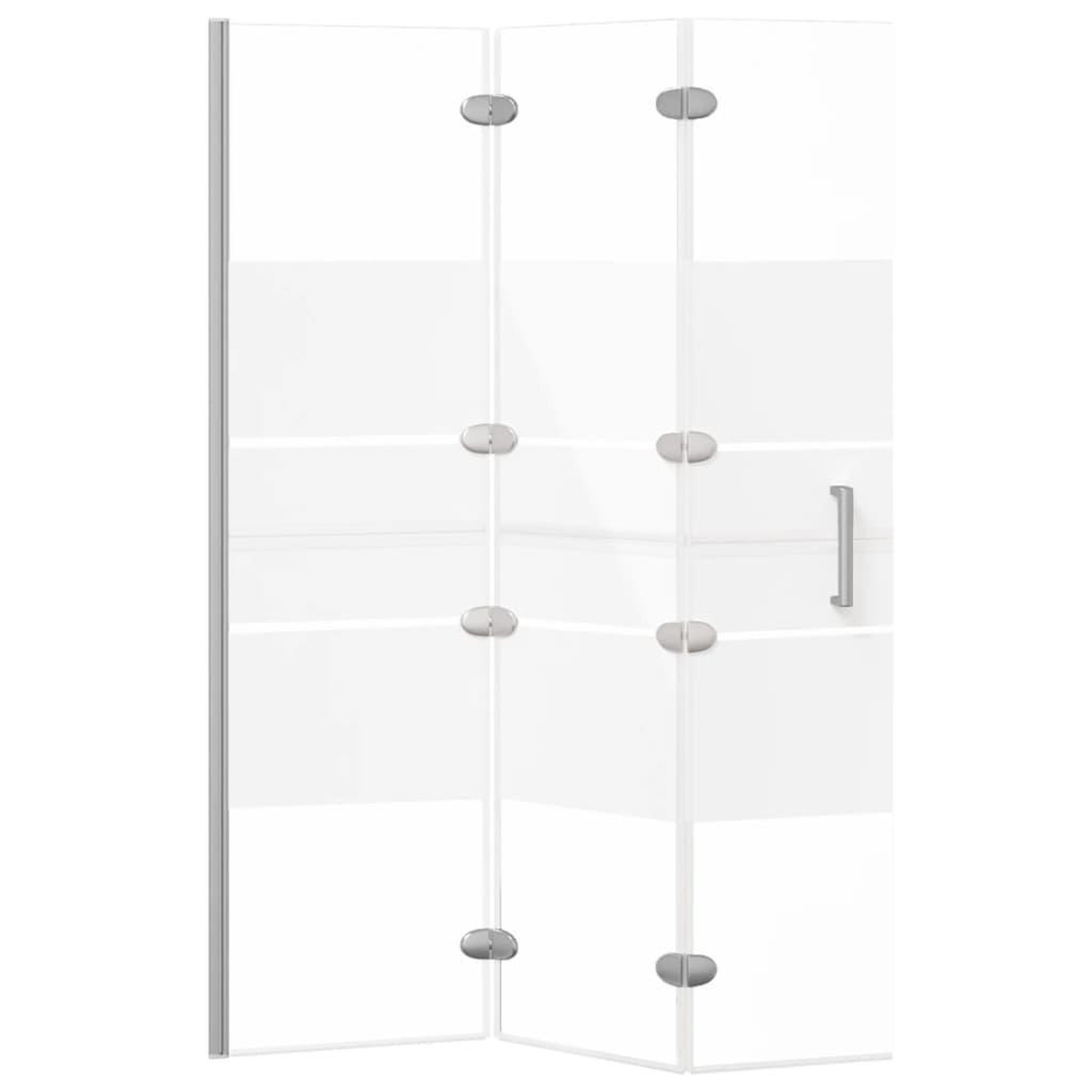 Voir la diapositive 4 : VIDAXL Cabine de douche pliable ESG 100x140 cm Blanc