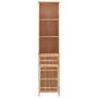 Voir la diapositive 4 : VIDAXL Armoire de salle de bain 42x29x182 cm Bois massif de noyer