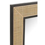 Voir la diapositive 2 : Paris Prix Miroir Mural en Rotin  Molly  80cm Naturel & Noir