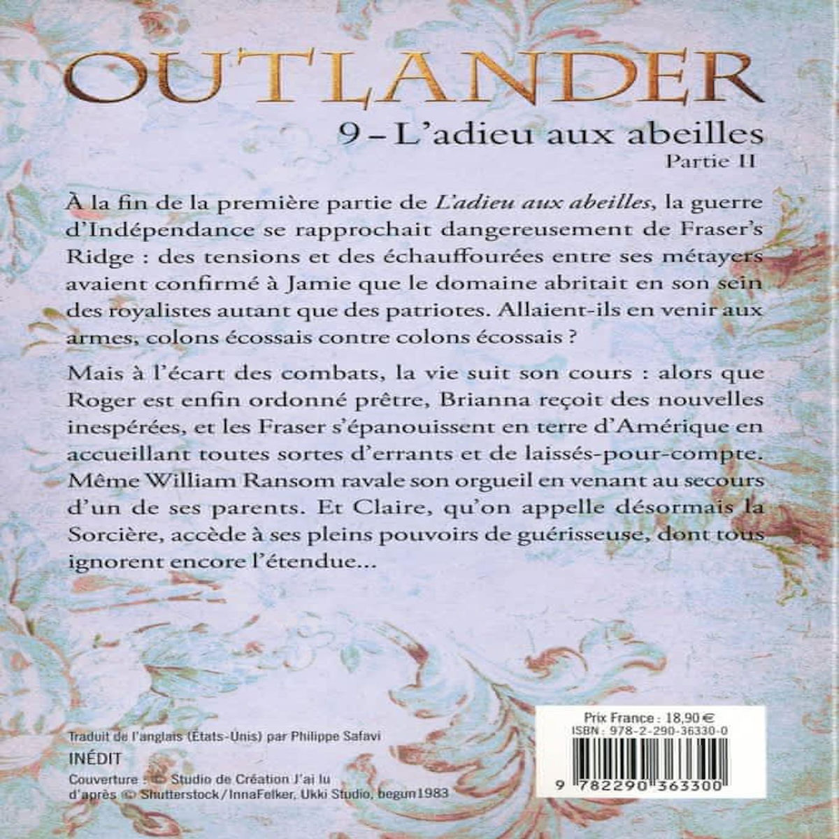 OUTLANDER TOME 9 : L'ADIEU AUX ABEILLES. PARTIE 2, Gabaldon Diana