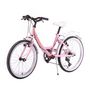 Voir la diapositive 3 : DISCOVERY ADVENTURES Vélo enfant (120/140 cm) - Modèle 20'' Fille  Discovery Adventures - Fourche rigide - 6 vitesses - Dérailleur Shimano - Freins V-Brake - Porte Bagages