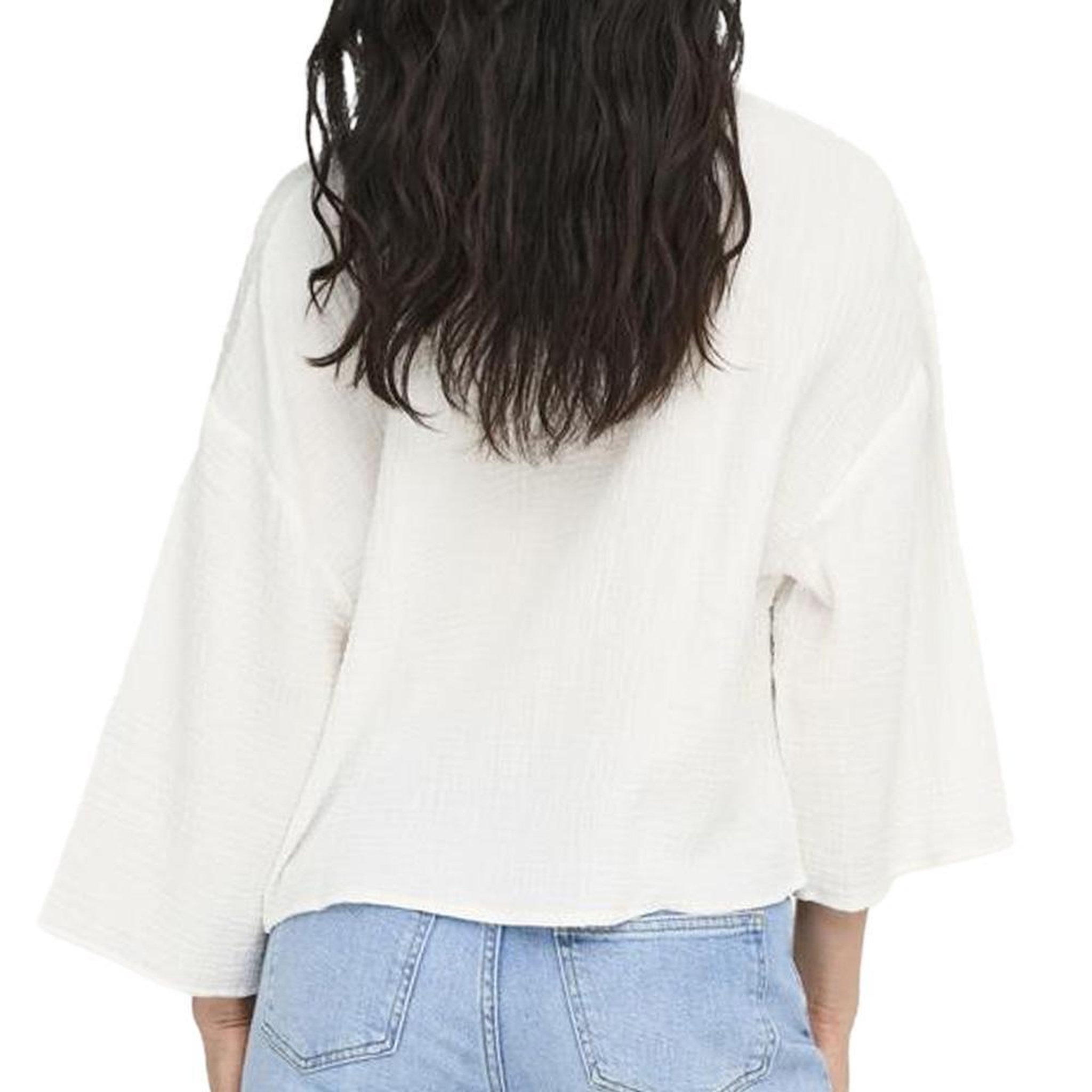 Voir la diapositive 2 : JACQUELINE DE YONG Chemise Blanches Femme JDY Theis Life 3/4