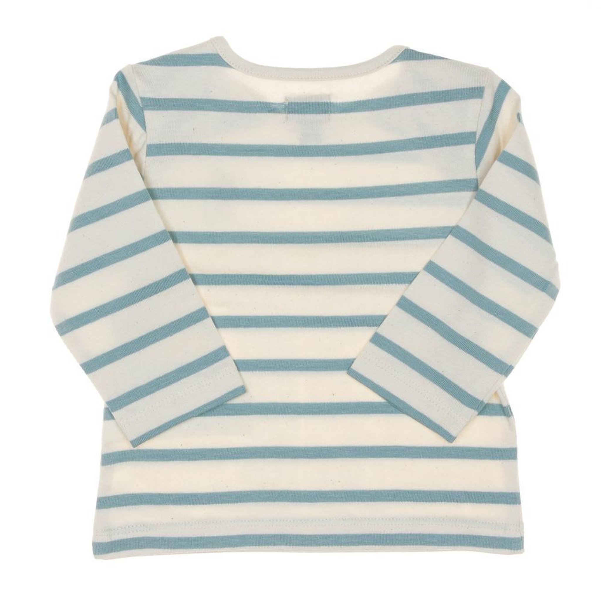 Voir la diapositive 2 : ELLE EST OU LA MER T-Shirt Blanc/Bleu Garçon EOM Eloris
