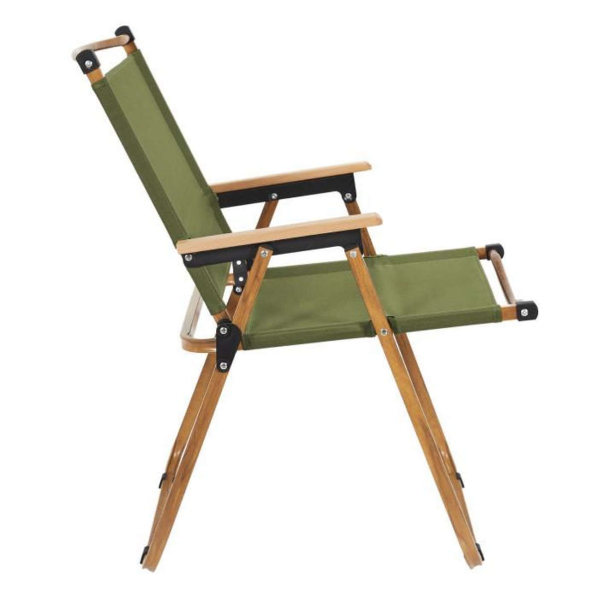 Paris Prix Chaise de Camping Pliable  Mariposa  77cm Vert