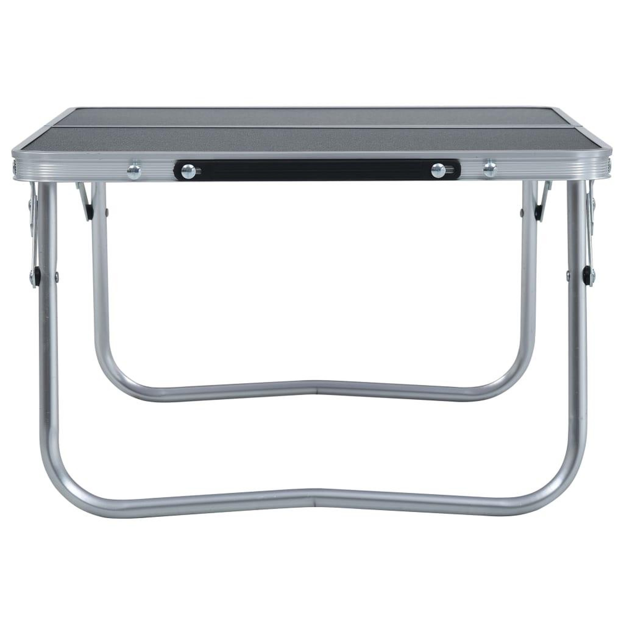 Voir la diapositive 3 : VIDAXL Table pliable de camping Gris Aluminium 60x40 cm
