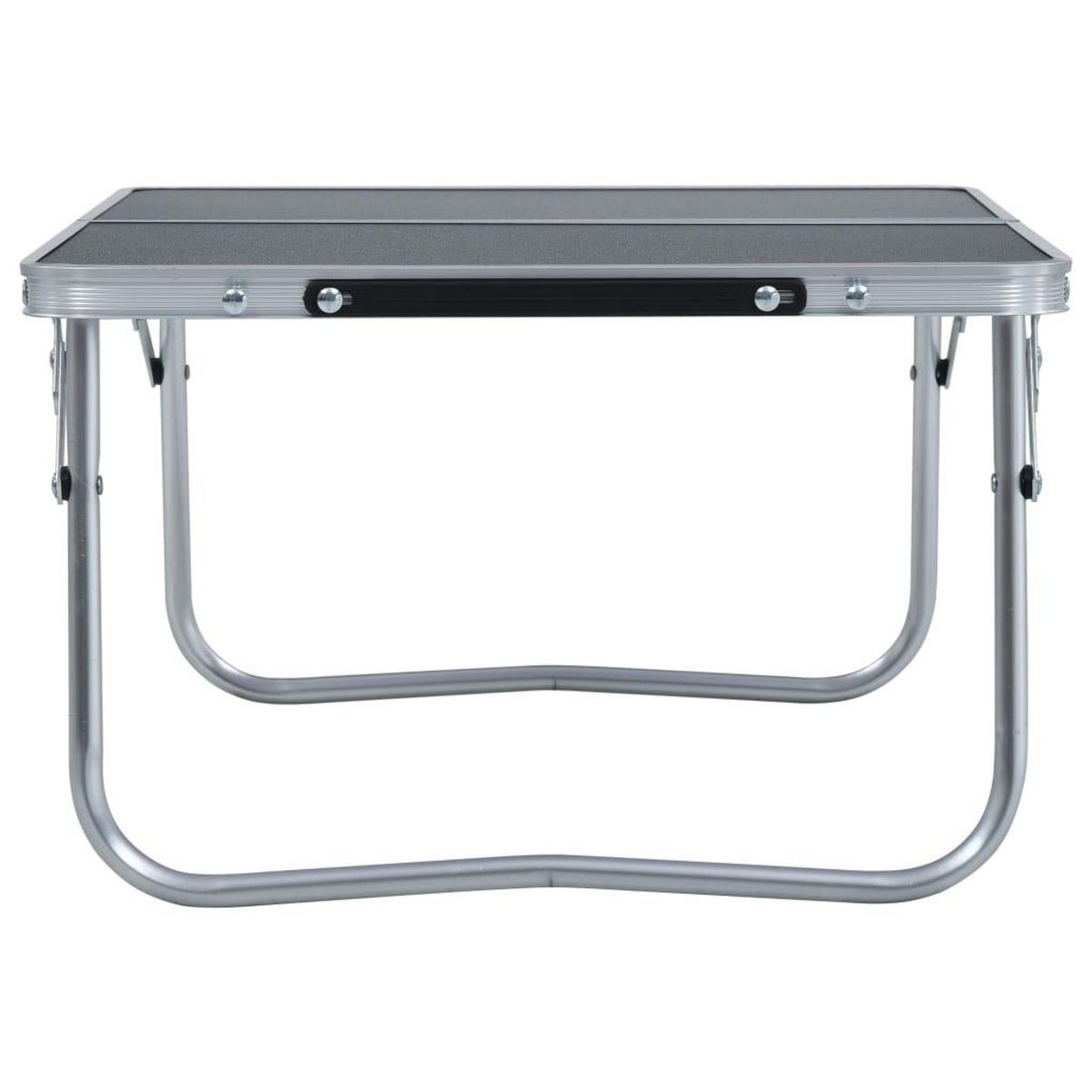 VIDAXL Table pliable de camping Gris Aluminium 60x40 cm