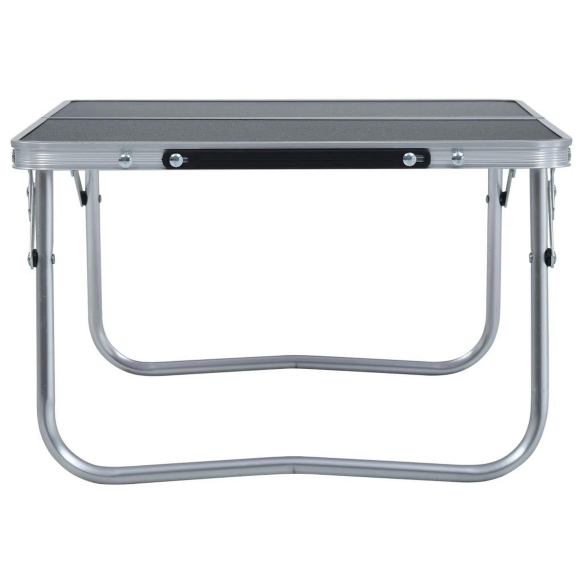 VIDAXL Table pliable de camping Gris Aluminium 60x40 cm