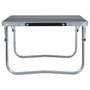 Voir la diapositive 3 : VIDAXL Table pliable de camping Gris Aluminium 60x40 cm