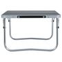 Voir la diapositive 3 : VIDAXL Table pliable de camping Gris Aluminium 60x40 cm