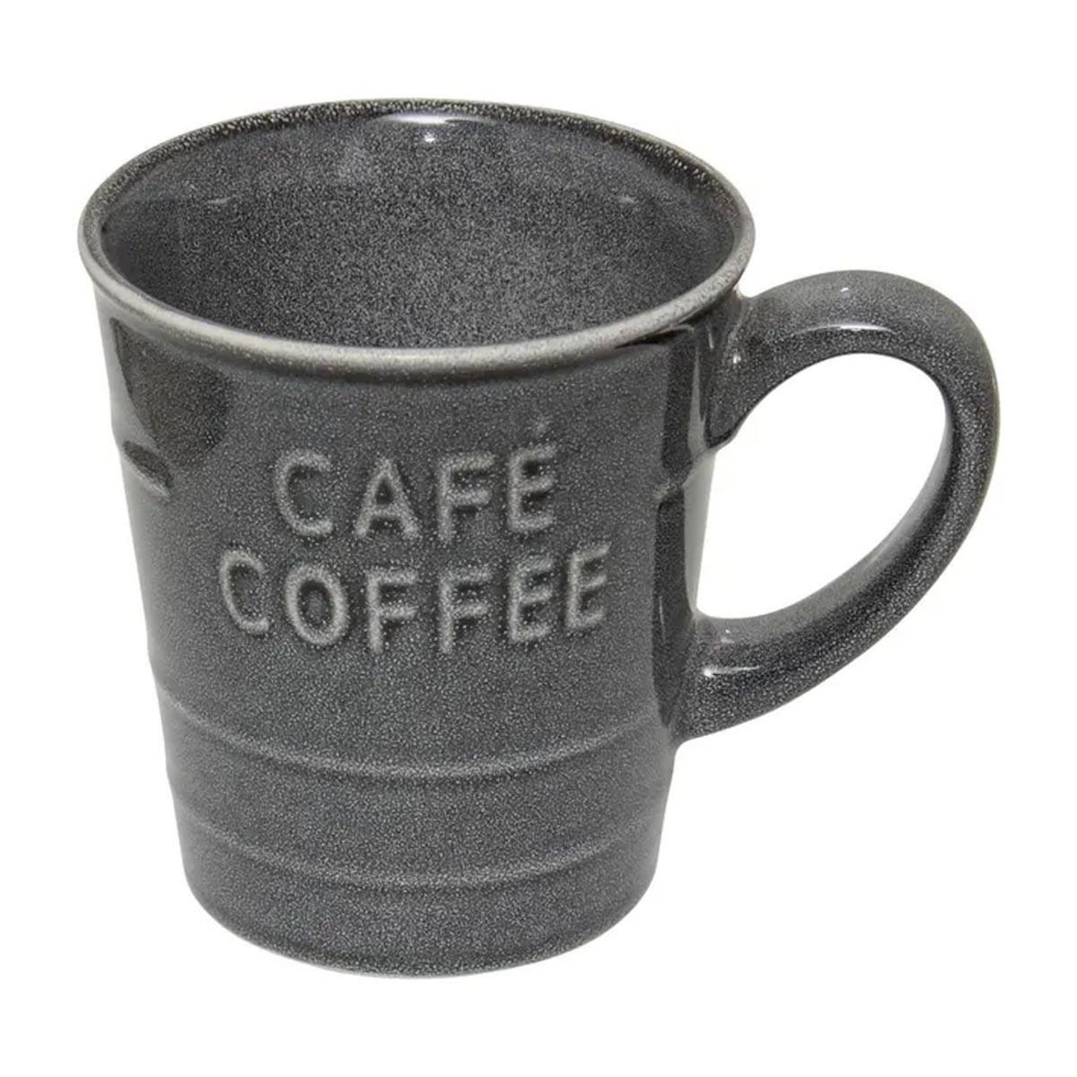 SECRET DE GOURMET Lot de 6 Mugs à Café  Joel  20cl Gris