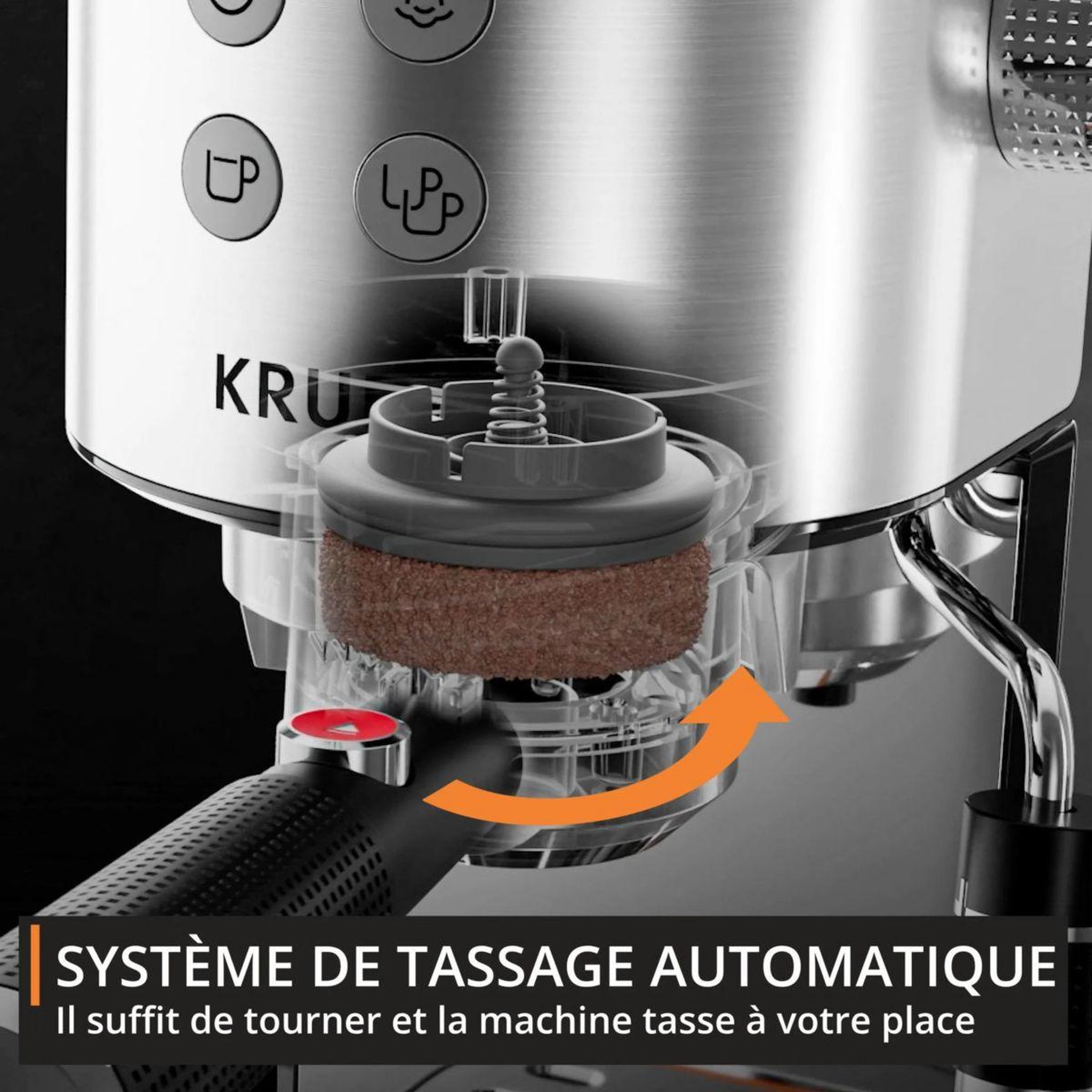 Voir la diapositive 5 : KRUPS Machine à expresso virtuoso+ xp499ee0