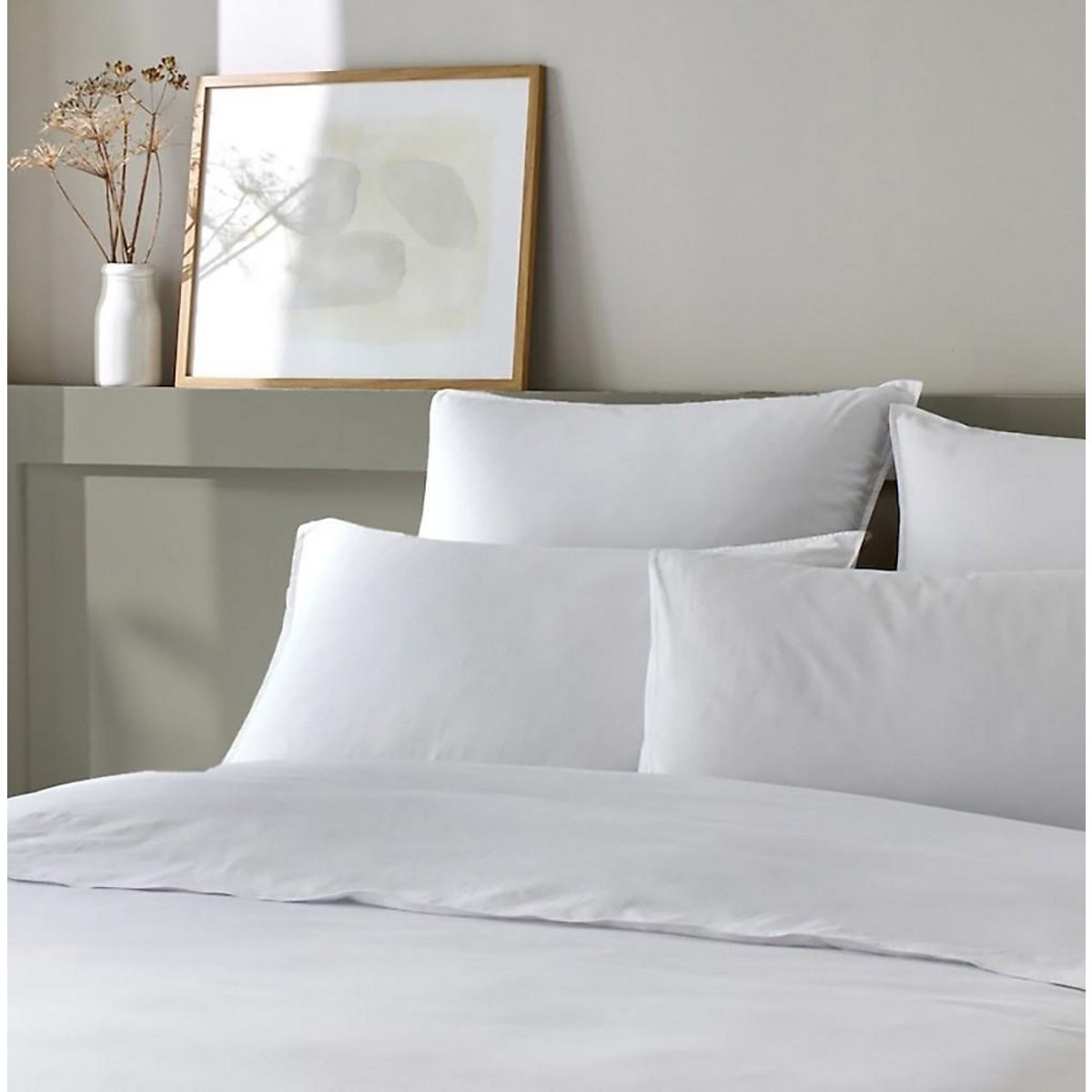 Home collection Parure housse de couette coton-bambou