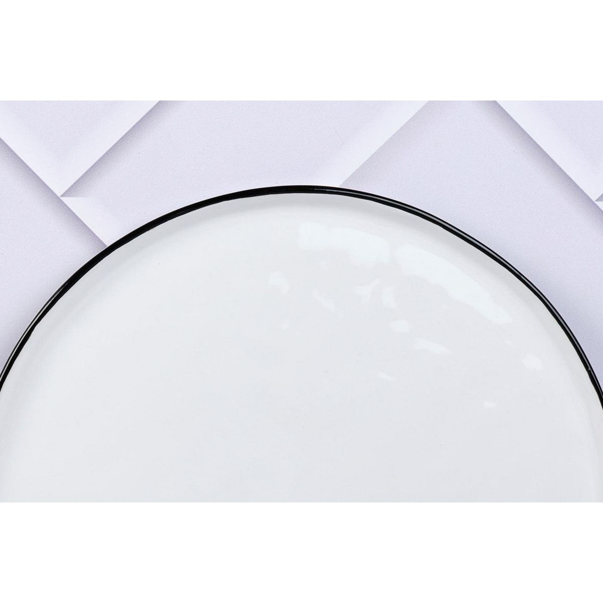 BJORN Assiette PURE Ø27,5cm - 4 pièces - Blanc Neige