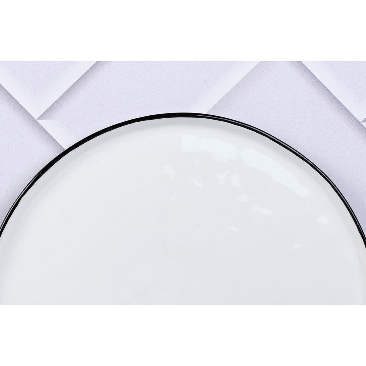 BJORN Assiette PURE Ø27,5cm - 4 pièces - Blanc Neige