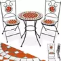 tectake Ensemble table et chaises de jardin