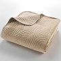 Voir la diapositive 3 : Paris Prix Couvre-Lit & 2 Housses de Coussin  Solange  240x260cm Beige Lin