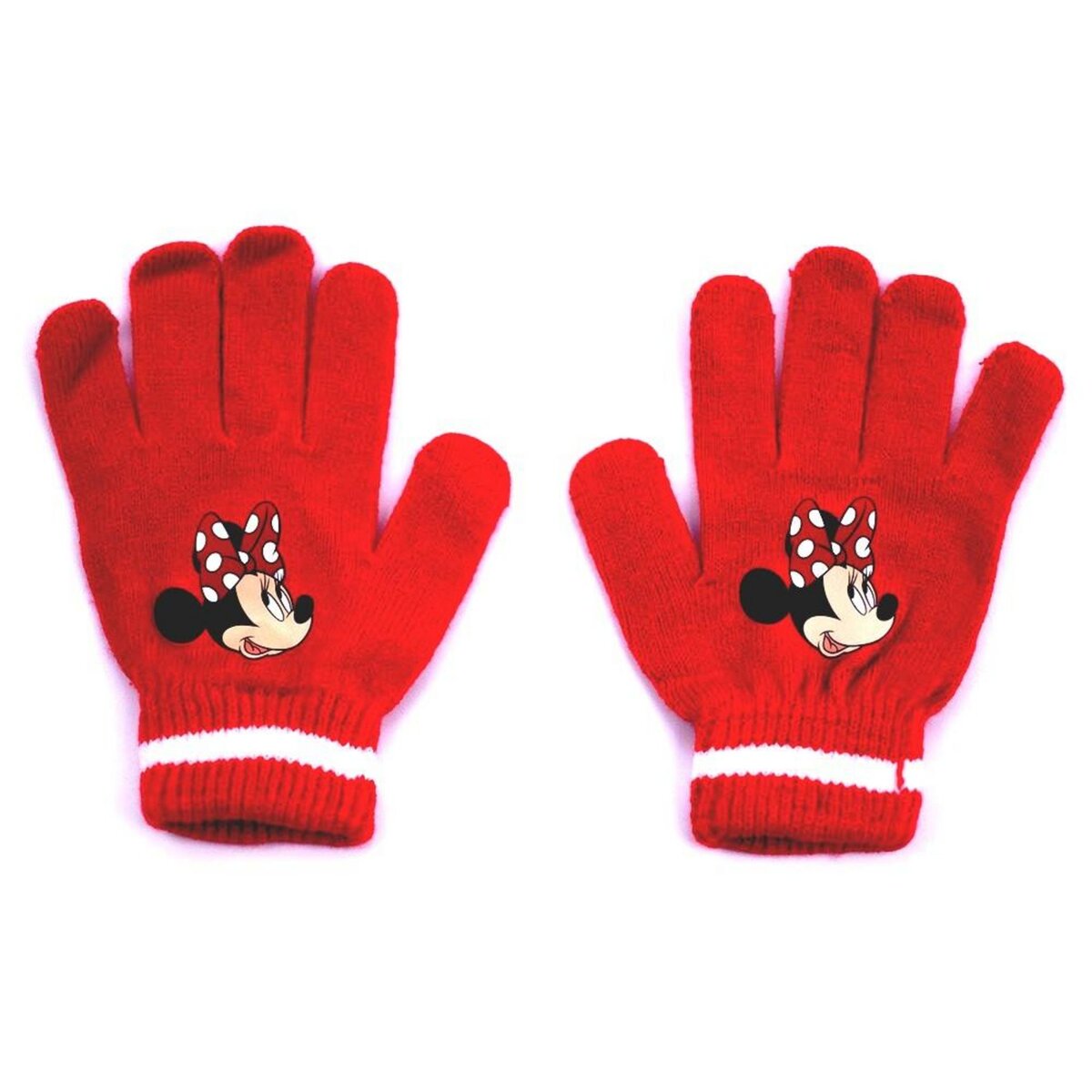 1 paire de gant hiver Minnie Mouse enfant fille gants pas cher