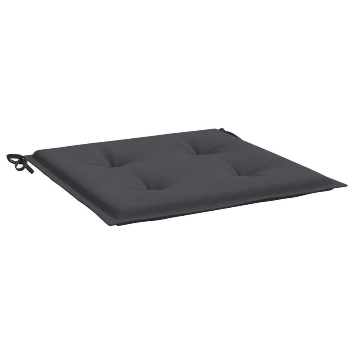 VIDAXL Coussins de chaise de jardin lot de 4 anthracite 40x40x3 cm