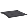 Voir la diapositive 5 : VIDAXL Coussins de chaise de jardin lot de 4 anthracite 40x40x3 cm