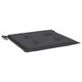 Voir la diapositive 5 : VIDAXL Coussins de chaise de jardin lot de 4 anthracite 40x40x3 cm
