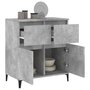 Voir la diapositive 5 : VIDAXL Buffet Gris beton 60x35x70 cm Bois d'ingenierie
