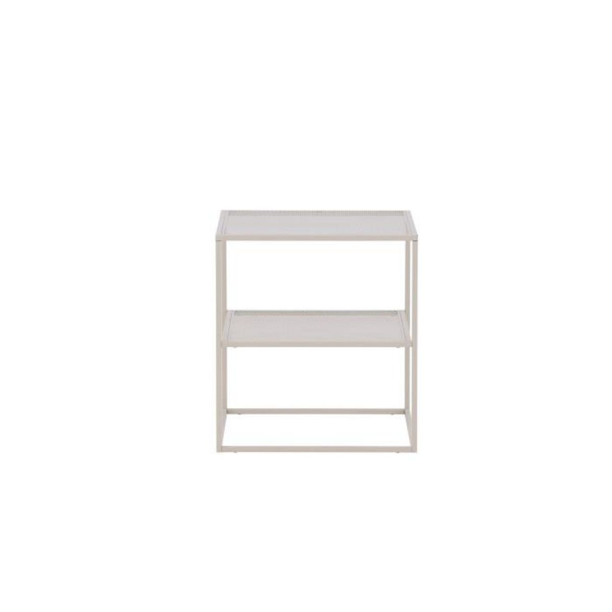 Paris Prix Table d'Appoint Avec Étagère  Netz  60cm Beige