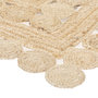 Voir la diapositive 2 : ATMOSPHERA Tapis en jute ajouré rectangulaire - 120 x 170 cm - Beige