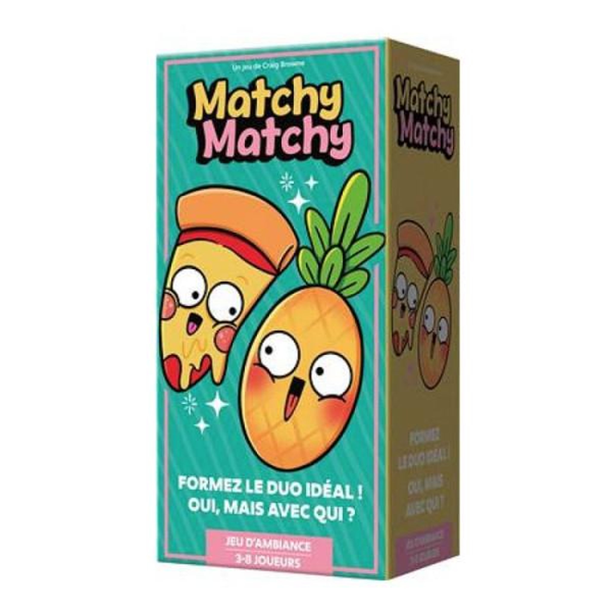 Asmodee Cocktail games - matchy matchy - jeu d'ambiance drôle - party game famille et amis - dès 10 ans - 3 à 8 joueurs - 30 min -