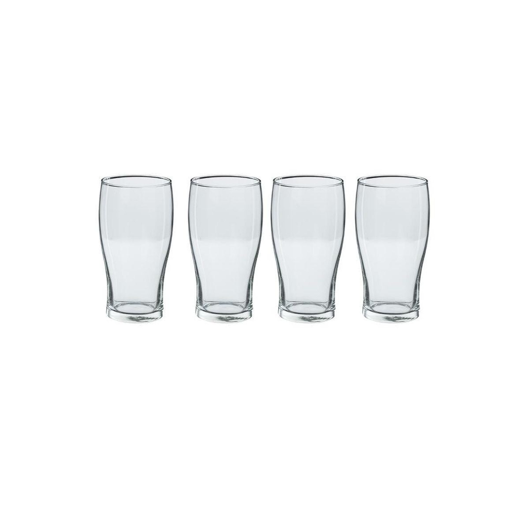 Voir la diapositive 3 : SECRET DE GOURMET Lot de 4 verres à bière  pinte  57cl transparent