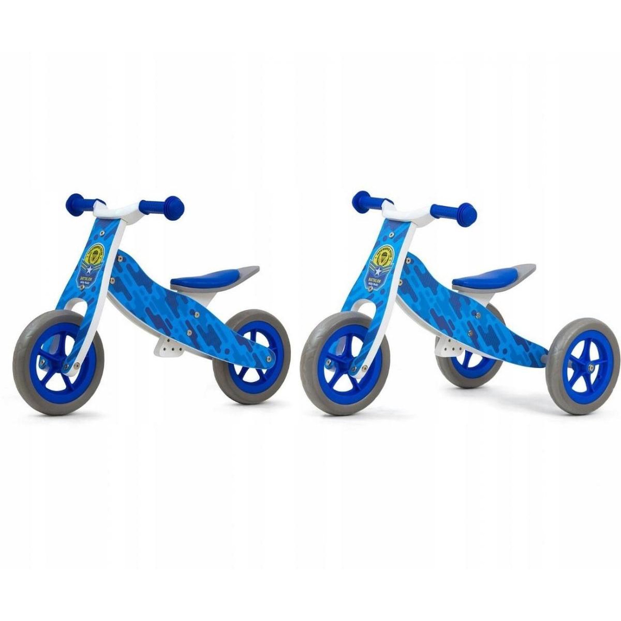 Voir la diapositive 2 : MILLY MALLY Ride On 2en1 Look Bleu Armée