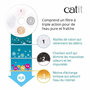 Voir la diapositive 6 : MARKET24 Fontaine a eau pour chat a fleur - CATIT - Flower - 3L - Dessus en acier inoxydable - Avec LED - Blanc
